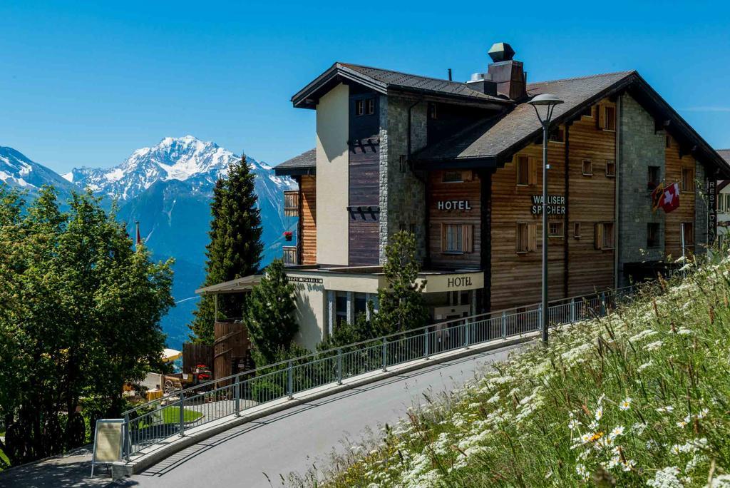 Swiss Chalet-Style Hotel Walliser Spycher Riederalp Eksteriør billede